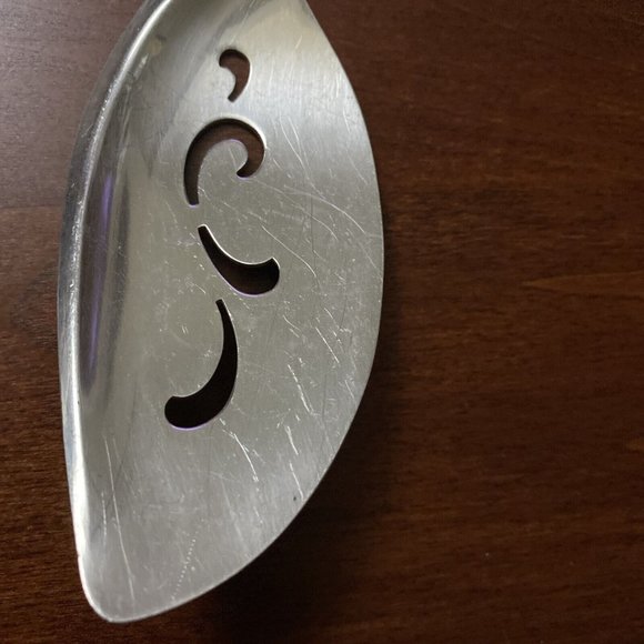 Vintage Wm Rogers Bros 1847 LEILANI Silverplate Pie Cake Server Monogram - Picture 10 of 11